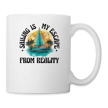 marin voilier voilier voilier voilier yacht - Mug blanc - blanc - Droite