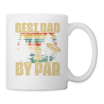 Meilleur papa par Frisbee Disc Golf - Mug blanc - blanc - Droite
