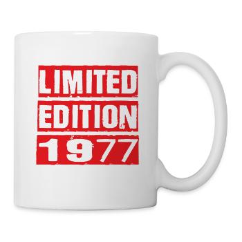 Limited Edition 1977 Geburtstag 1977 Vintage Retro - Tasse - Weiß - Rechts