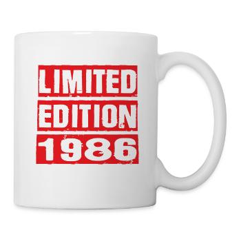 Limited Edition 1986 Geburtstag 1986 Vintage Retro - Tasse - Weiß - Rechts