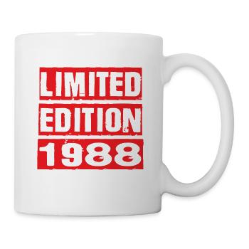 Limited Edition 1988 Geburtstag 1988 Vintage Retro - Tasse - Weiß - Rechts