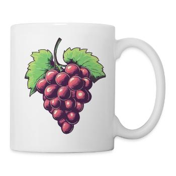 Illustration du raisin - Mug blanc - blanc - Droite