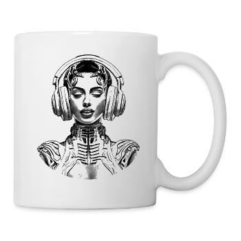 Urban statement: Space Girl shirt in skater look - Mug - white - Right