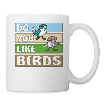 AIMEZ-VOUS LES OISEAUX - Mug blanc - blanc - Droite