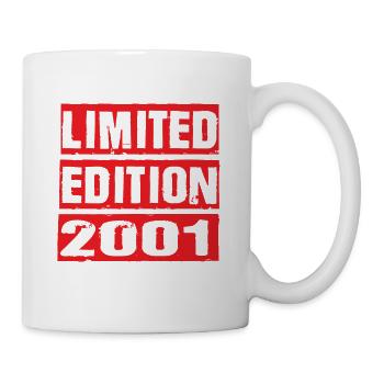 Limited Edition 2001 Geburtstag 2001 Vintage Retro - Tasse - Weiß - Rechts