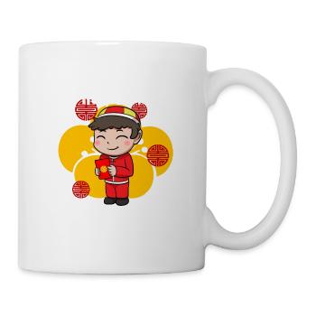 Chinesisches Neujahr Drache China Asian I Geschenk - Tasse - Weiß - Rechts