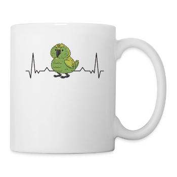 Kakapo Heartbeat Night Parrot - Mug - white - Right