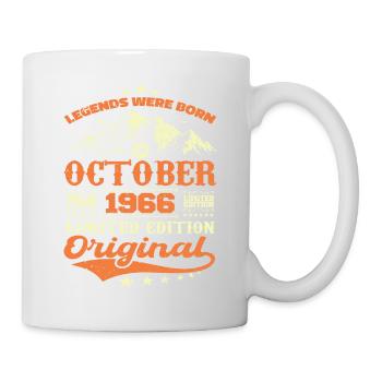Original October 1966 vintage anniversary 1966 - Mug - white - Right