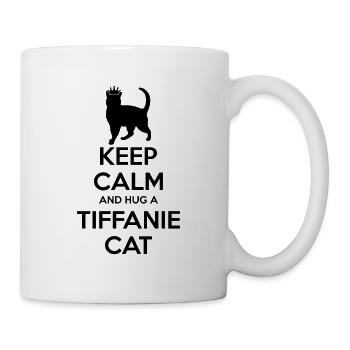 Stay Calm - Tiffanie Cat Mama Dad Dad - Mug - white - Right