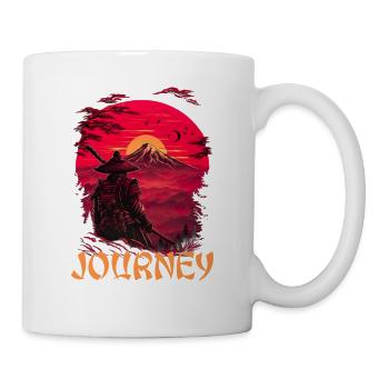 Journey Samurai Japan Kultur - Tasse - Weiß - Rechts