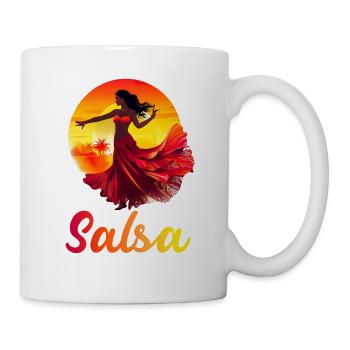 Salsa Tanz Kubanischer Tanz Kuba Urlaub - Tasse - Weiß - Rechts