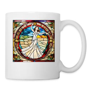 Wedding glass - bridal joy - Mug - white - Right