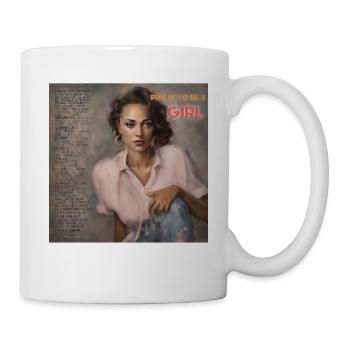 Starke Frauen sind stolz auf sich - Tasse - Weiß - Rechts