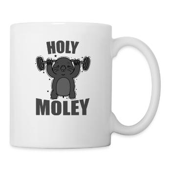 Monticule de terre animal de Holy Moley - Mug blanc - blanc - Droite
