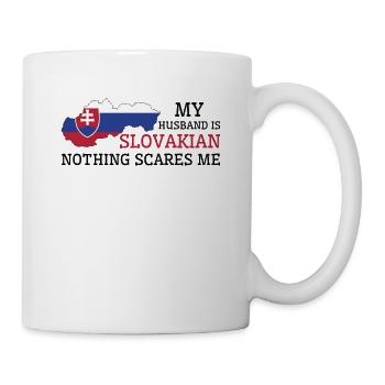 Nichts macht mir Angst Meine Frau ist slowakisch - Tasse - Weiß - Rechts