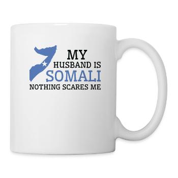 Rien ne me fait peur Ma femme est somalienne - Mug blanc - blanc - Droite