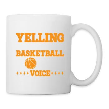 This Is Just My Basketball Coach Voice 3 - Mug - white - Right