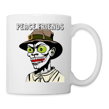 HALLOWEEN PEACE FRIENDS - Mug - white - Right