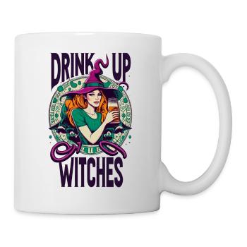 Funny Halloween Saying Drink Up Witches - Mug - white - Right