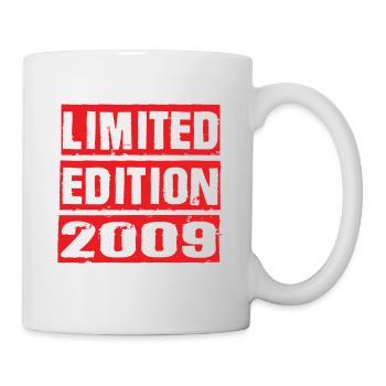 Limited Edition 2009 Geburtstag 2009 Vintage Retro - Tasse - Weiß - Rechts