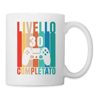 Level 30 Geburtstag - Vintage-Überraschung - Tasse - Weiß - Rechts
