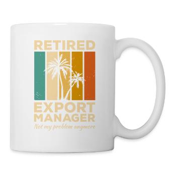 Directeur Export à la retraite n’est plus mon problème - Mug blanc - blanc - Droite