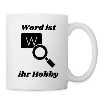 Witziger Serientitel - Optimal für Karneval, Malle - Tasse - Weiß - Rechts