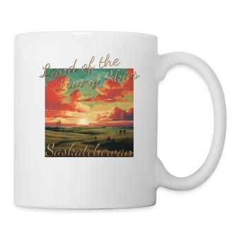 Saskatchewan - Land of the Living Skies - Clouds D - Mug - white - Right