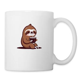 Se sentir paresseux Besoin de plus de café Mignon amateur de café - Mug blanc - blanc - Droite