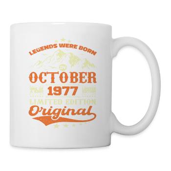 Original octobre 1977 vintage anniversaire 1977 - Mug blanc - blanc - Droite