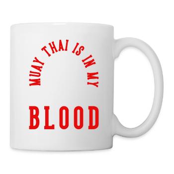 Muay Thai Boxing - Tasse - Weiß - Rechts