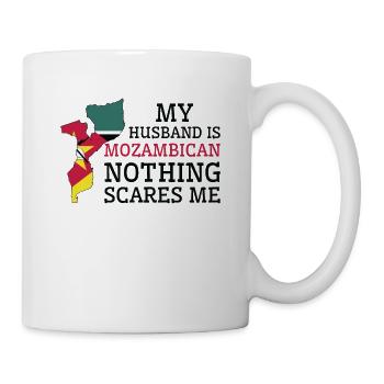 Nothing Scares Me My Wife Is Mozambican Husband - Mug - white - Right