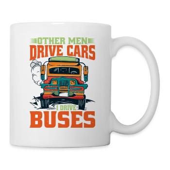 Other Men Drive Cars I Drive Buses - Mug - white - Right