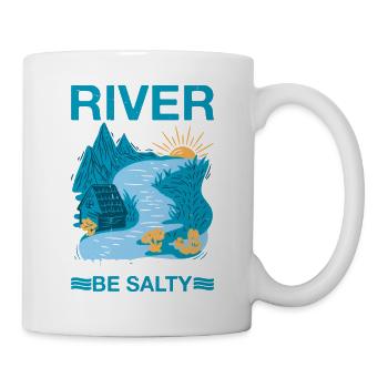 River Life Cause Beaches Be Salty 3 - Mug - white - Right