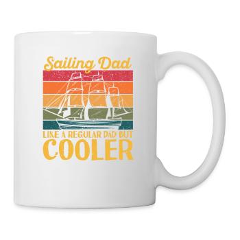 Sailing Daddy Sailboat Sailboat Captain - Mug - white - Right
