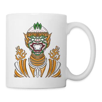 Cambodia Warrior Khmer Sword Flag I Gift - Mug - white - Right