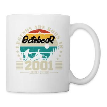 October 2001. October 2001 Birthday Gift. - Mug - white - Right