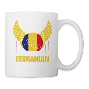 Le bonheur, c’est d’être marié à un patriote roumain - Mug blanc - blanc - Droite