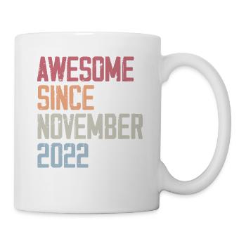Cadeau D'anniversaire En Novembre 2022 - Mug blanc - blanc - Droite