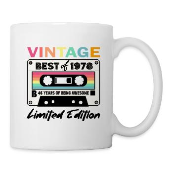 Best of 1978 - 46th Birthday Limited Edition - Mug blanc - blanc - Droite