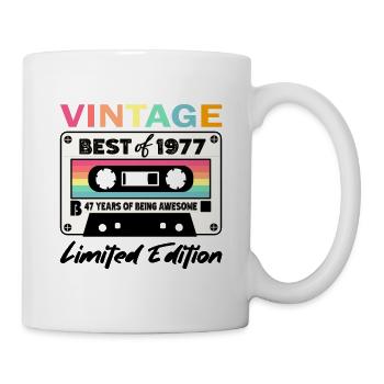 Best of 1977 - 47th Birthday Limited Edition - Mug - white - Right