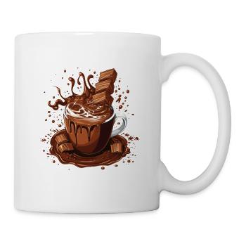 Hot Chocolate Mug I Chocolate Lover I Hot - Tasse - Weiß - Rechts