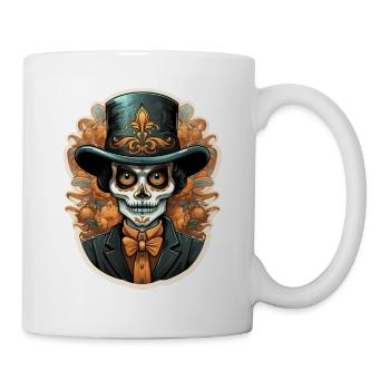 Day Of The Dead I Sugar Skull I Dia De Los Muertos - Tasse - Weiß - Rechts