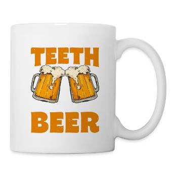 Will Fix Teeth For Beer - Mug - white - Right