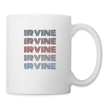 Vintage USA City - Retro Irvine - Mug - white - Right