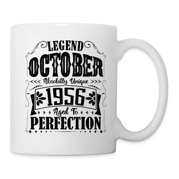 October 1956. October 1956 Birthday Gift. - Mug - white - Right