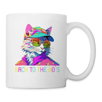 80s Themed Party Back to the 80s Costume - Mug - white - Right