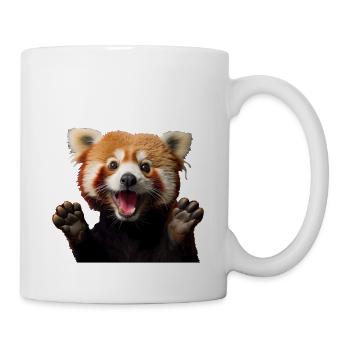 8 Jahre Kleiner Roter Panda Pandas 8. Geburtstag - Tasse - Weiß - Rechts