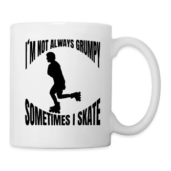 Roller Skate Gift Skate Inline Skater Inline Skater - Mug blanc - blanc - Droite