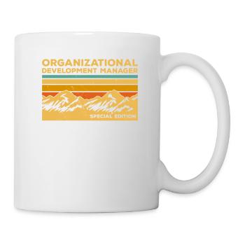 Vintage-Manager für Organisationsentwicklung - Tasse - Weiß - Rechts